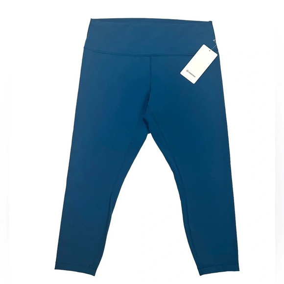 Lululemon Wunder Train High Rise Tight 25” Leggings Turquoise Athletic Size 18 - Picture 4 of 10